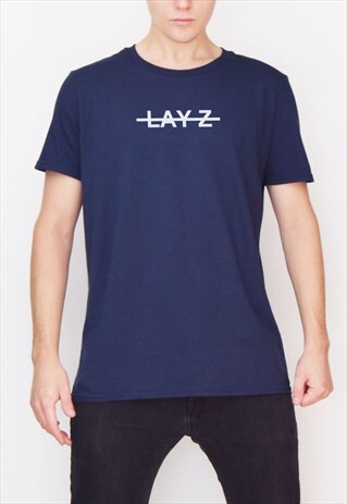 NAVY LAY-Z T-SHIRT