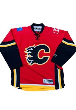 Calgary Flames Reebok NHL Ice Hockey Jersey