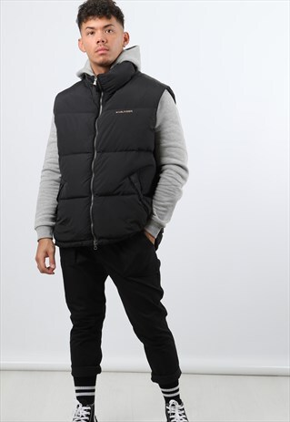 VINTAGE TOMMY HILFIGER NAVY GILET JACKET