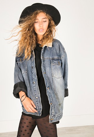 VINTAGE 80S WRANGLER WINTER SHEEPSKIN JACKET / R3200R021