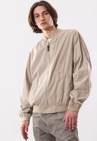 90'S VINTAGE MENS ARMANI JEANS WINDBREAKER BOMBER JACKET