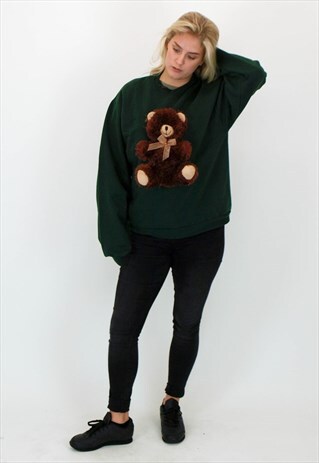 VINTAGE 3D TEDDY JUMPER