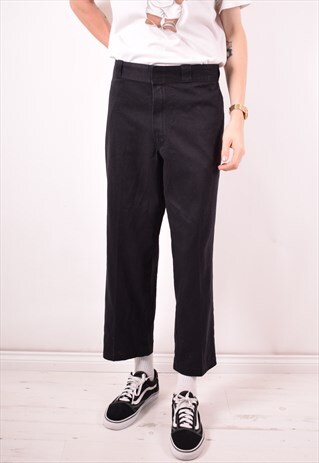 DICKIES MENS VINTAGE JEANS W36 L29 BLACK 90S