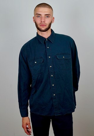 VINTAGE WORKER UTILITY STYLE SHIRT