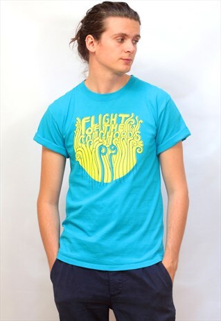 VINTAGE GRAPHIC 2009 FLIGHT OF THE CONCORDS PRINT T-SHIRT