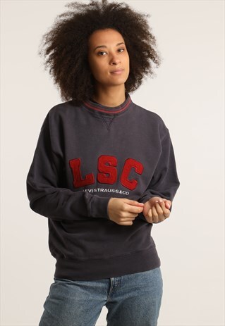 VINTAGE LEVI EMBROIDERED LOGO SWEATSHIRT