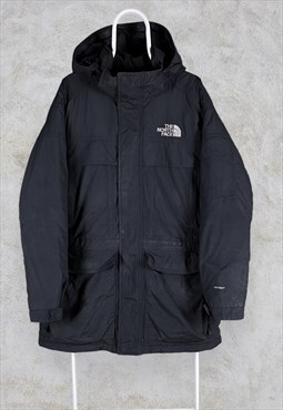The North Face Hyvent Puffer Jacket Black Down Fill Mens L