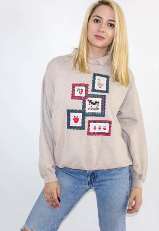 VINTAGE 90'S COSY COLLAR SWEATER