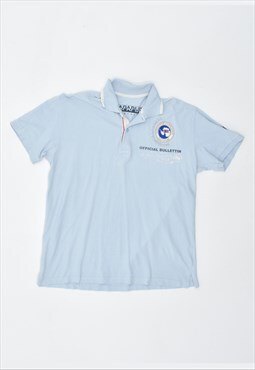 Vintage 90's Napapijri Polo Shirt Blue