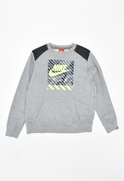 Vintage 90's Nike Sweatshirt Jumper Grey