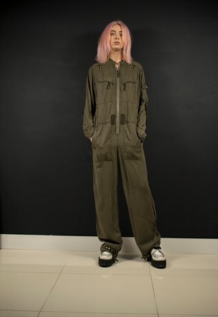 KHAKI JUMPSUIT