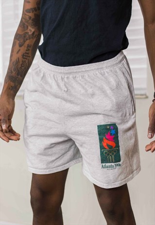 VINTAGE ATLANTA 1996 OLYMPIC SHORTS LOGO 90S M 6.0