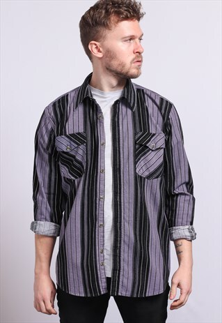 VINTAGE CORDUROY SHIRT STRIPED