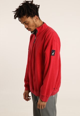 VINTAGE NAUTICA 1/4 ZIP SWEATSHIRT