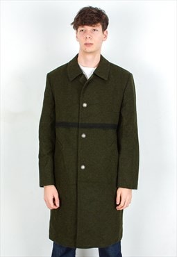 Munchen Pischl Loden Tyroler 1980's Men L Wool Coat Jacket