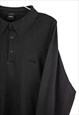 VINTAGE HUGO BOSS POLO SHIRT IN BLACK XXL
