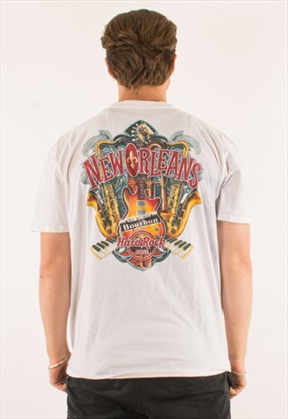 VINTAGE 90S HARD ROCK CAFE NEW ORLEANS T-SHIRT TEE