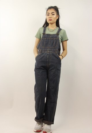 VINTAGE DENIM BLUE 90S DUNGAREES