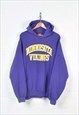 Vintage NFL Minnesota Vikings Hoodie Sweatshirt Purple XXXL
