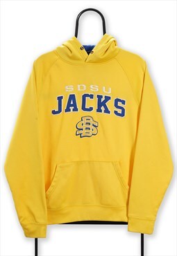 Vintage NCAA Yellow SDSU Jacks Hoodie Womens