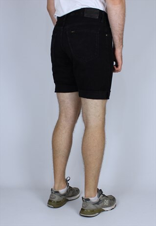 LEE VINTAGE BLACK MEN RARE JEANS SHORT