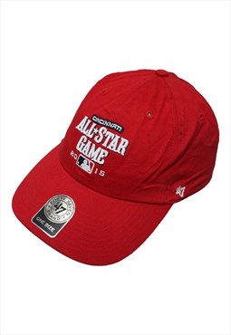 Retro MLB All Star Red Baseball Cap Womens