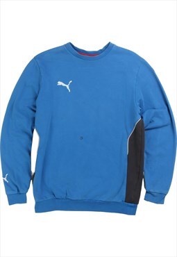 Vintage  Puma Sweatshirt Crewneck Blue Small (missing sizing