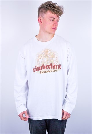 timberland white sweatshirt