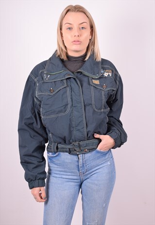 WOMENS VINTAGE JACKET LARGE GREEN 90S