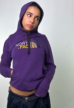 Purple y2ks The North Face Hoodie Sweatshirt