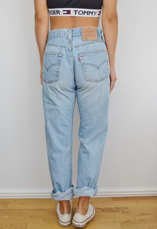 90'S VINTAGE LEVIS 501 HIGHWASTED STONEWASHED JEANS