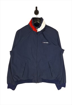 Tommy Hilfiger Lightweight Jacket Size Large Blue Hooded