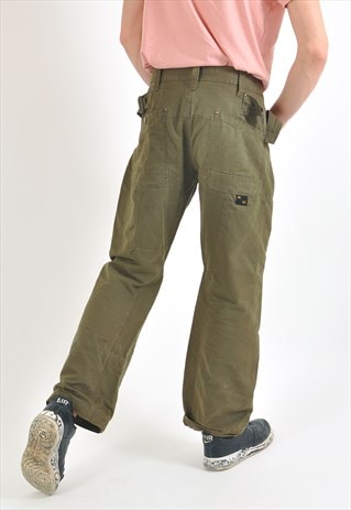 VINTAGE CARGO TROUSERS IN KHAKI