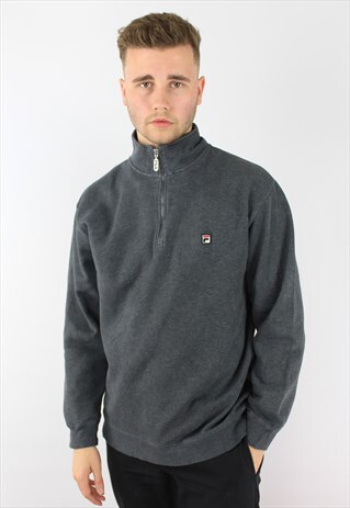 FILA LOGO HALF-ZIP SPORTS SWEATSHIRT