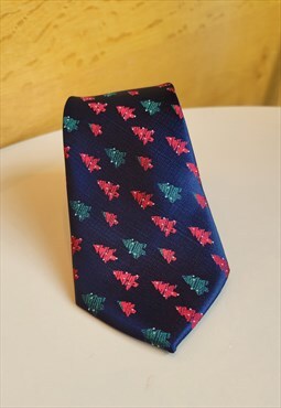 Christmas Theme Ties in Blue color