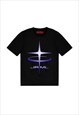 T-shirt oversize black BLUE STAR