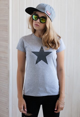 STAR T SHIRT - GEOMETRIC ABSTRACT MINIMAL MINIMALIST RETRO
