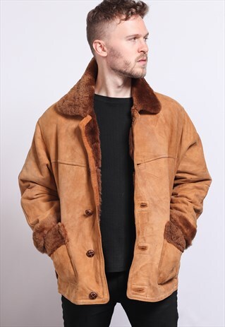 VINTAGE SUEDE AVIATOR JACKET