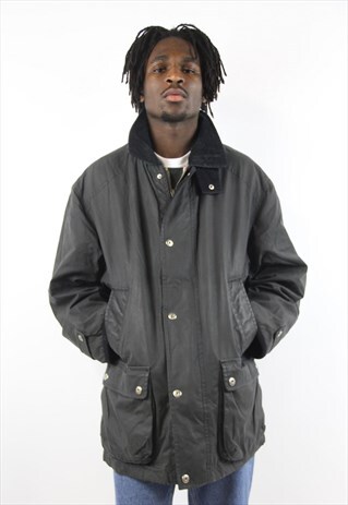 VINTAGE NAVY WAX JACKET