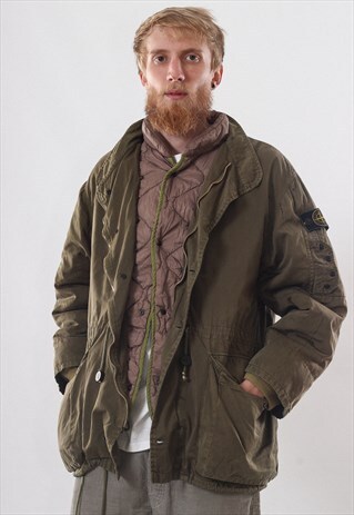 RARE 80S VINTAGE MENS STONE ISLAND WINTER JACKET