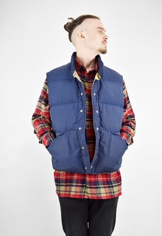 VINTAGE 90'S BLUE PENFIELD GILET WINTER WARMER