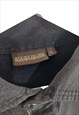 VINTAGE NAPAPIJRI POLO SHIRT IN BLACK L