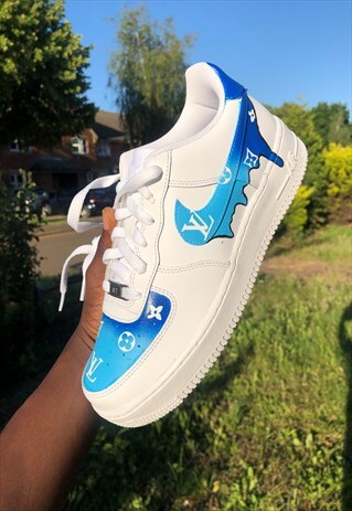 CUSTOM NIKE AIRFOCE "LV DRIP"
