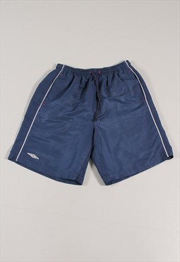Vintage Umbro Shorts in Navy Summer Sports Swim Trunks XL