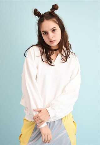 90'S RETRO ATHLEISURE SPORTS BASICS SWEATSHIRT JUMPER