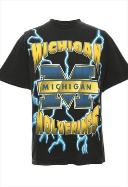 Michigan Wolverines Tultex Sports T-shirt - L
