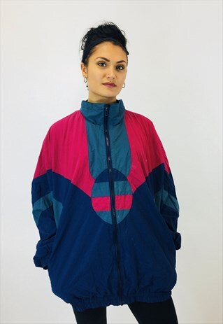 VINTAGE FESTIVAL 80S RAVE WINDBREAKER JACKET