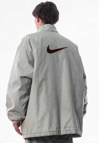 VINTAGE NIKE TRACKSUIT 90S GREY BIG LOGO