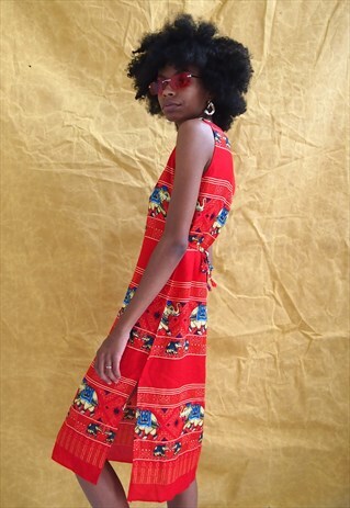 RED SUMMER DRESS