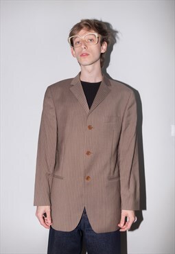 Vintage 90s brown blazer